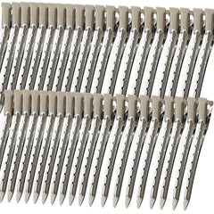 Mythos pinzas aligator plateadas de 3-5 pulgadas para peinados duraderos.