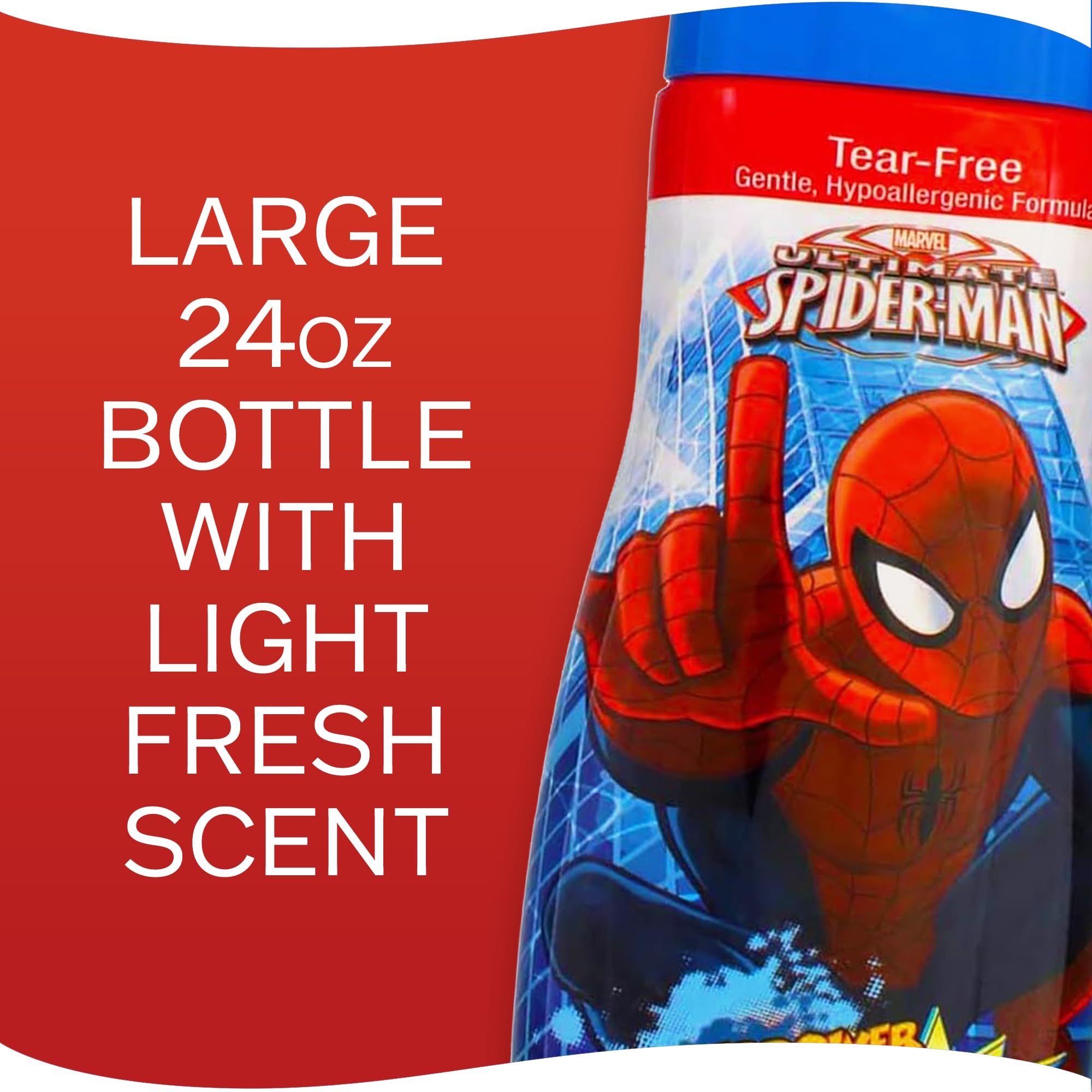 MZB Accesorios Amazing Spider-Man burbuja de baño libre de crueldad para familia