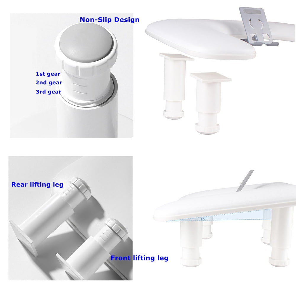 MZCMSL rotacion 360 grados, posicionamiento flexible durante manicura