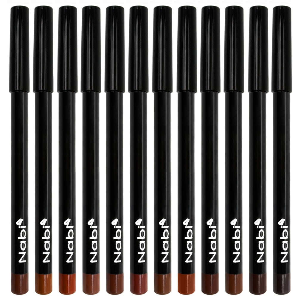 Delineador labial Nabi, aplicación cremosa que desliza fácilmente para un color uniforme
