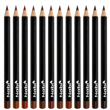 Delineador labial Nabi: conjunto de 12 tonos marrones para definir labios con estilo