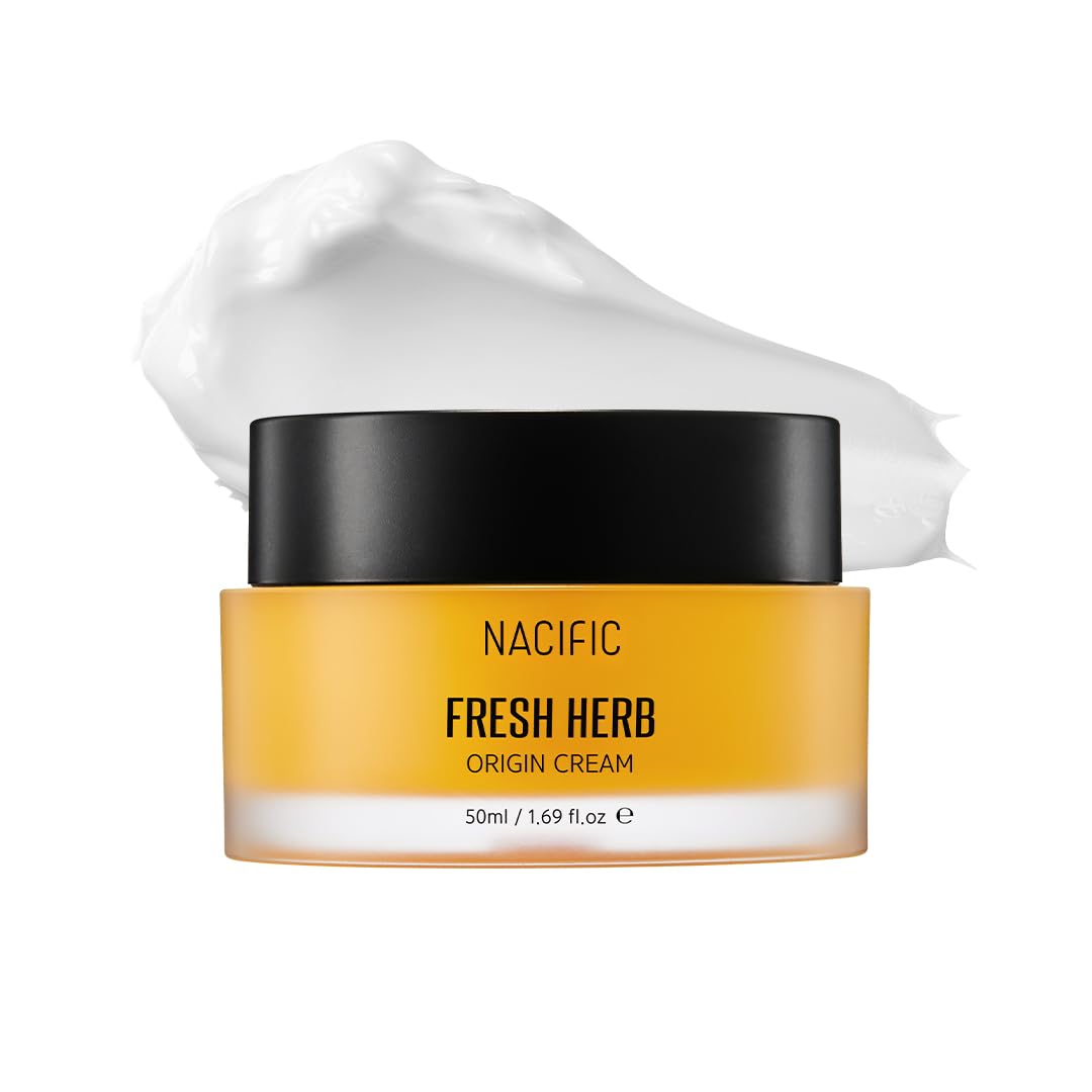 NACIFIC Fresh Herb Origin crema hidratante en frasco, apoya la barrera de humedad
