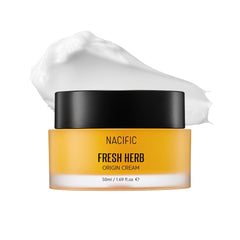 NACIFIC Fresh Herb Origin crema hidratante en frasco, apoya la barrera de humedad