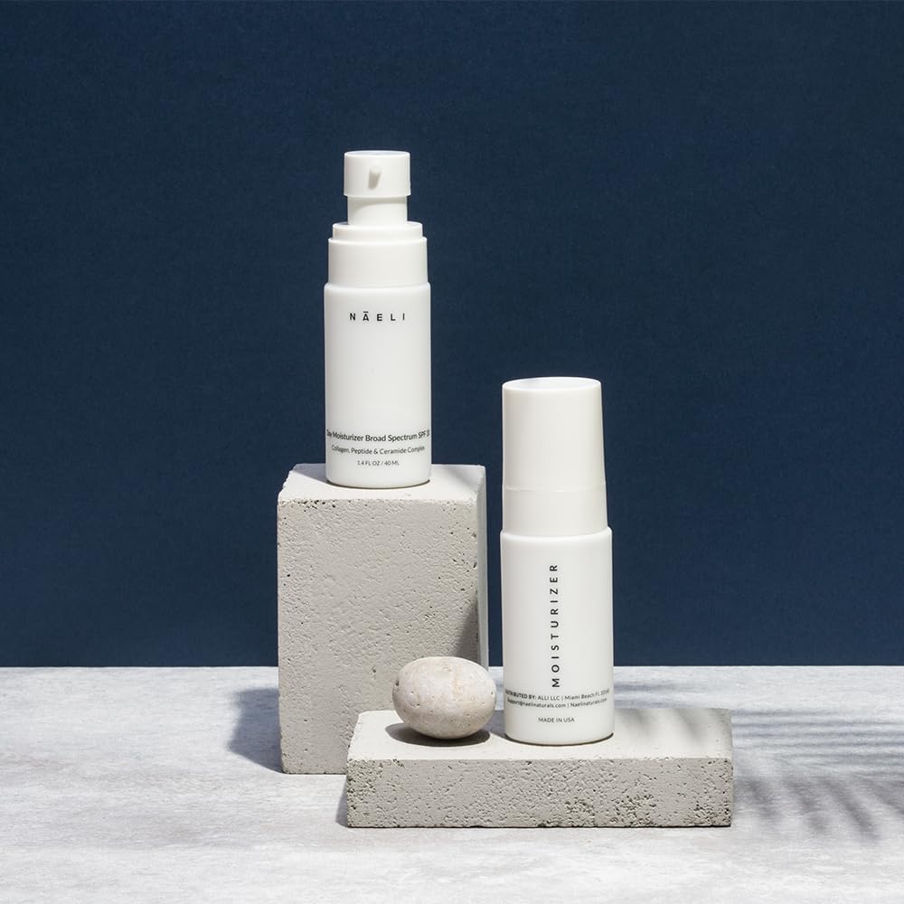 NAELI aplicación diaria con SPF 30 para protección e hidratación.