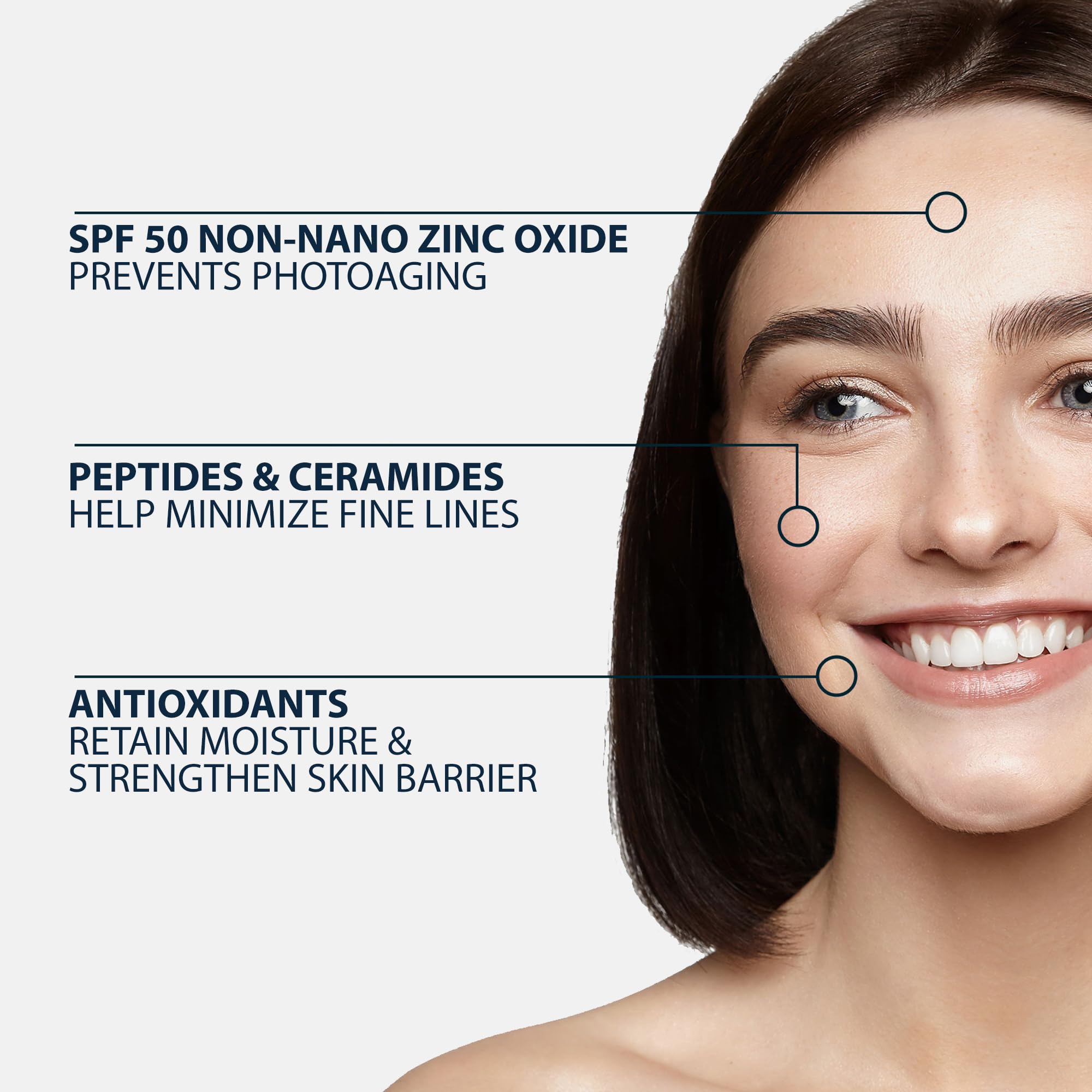 NAELI aplicación de tinte mineral SPF50 para tono uniforme y ligero.