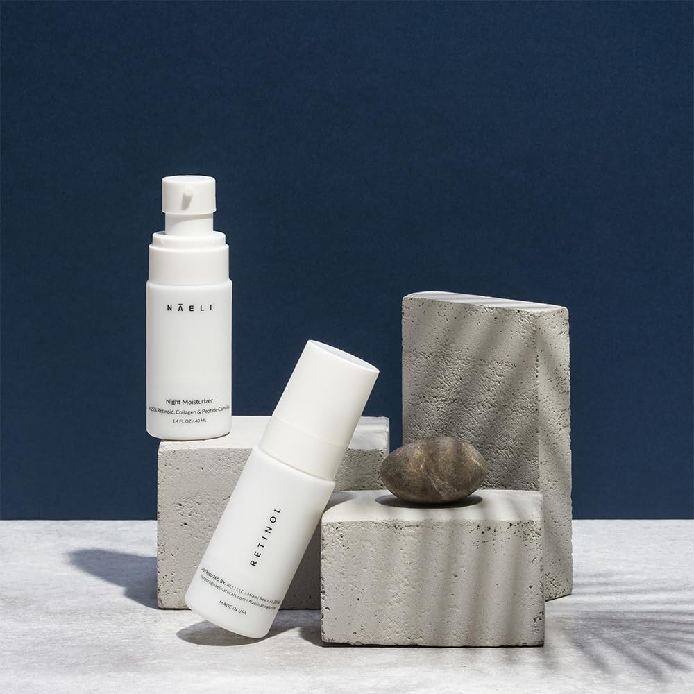 NAELI crema retinol noche con acido hialuronico para hidratacion profunda.