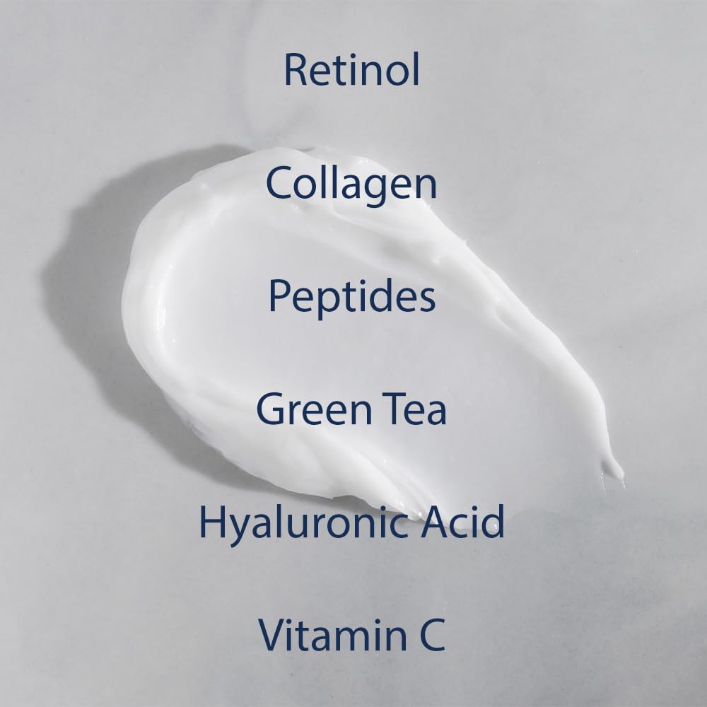 NAELI Crema de Retinol Noche, aplicación facial y cervical, uso nocturno para cuidado diario.