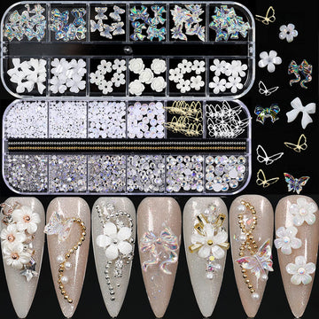 NAFIGO mariposa 3D para uñas, aporta brillo y elegancia diaria.