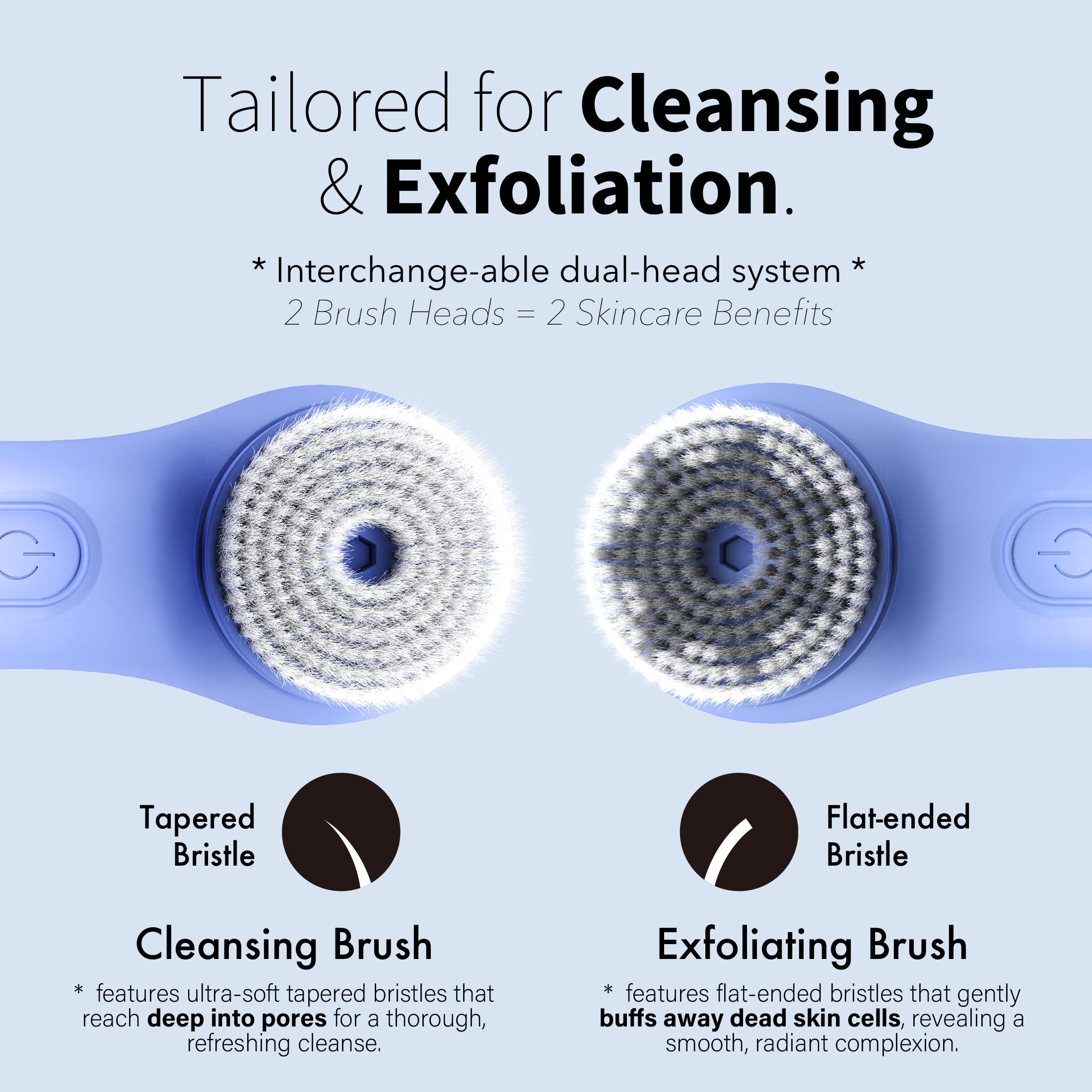 NågraCoola cabezal exfoliante suave para renovar la piel.
