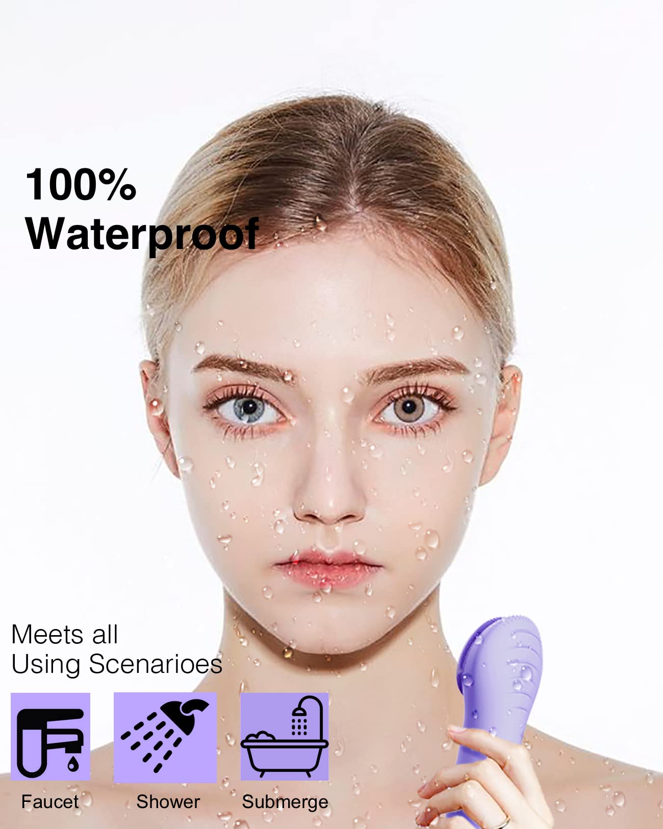 NågraCoola CLIE con lado masaje ripple para mejorar absorción de cremas