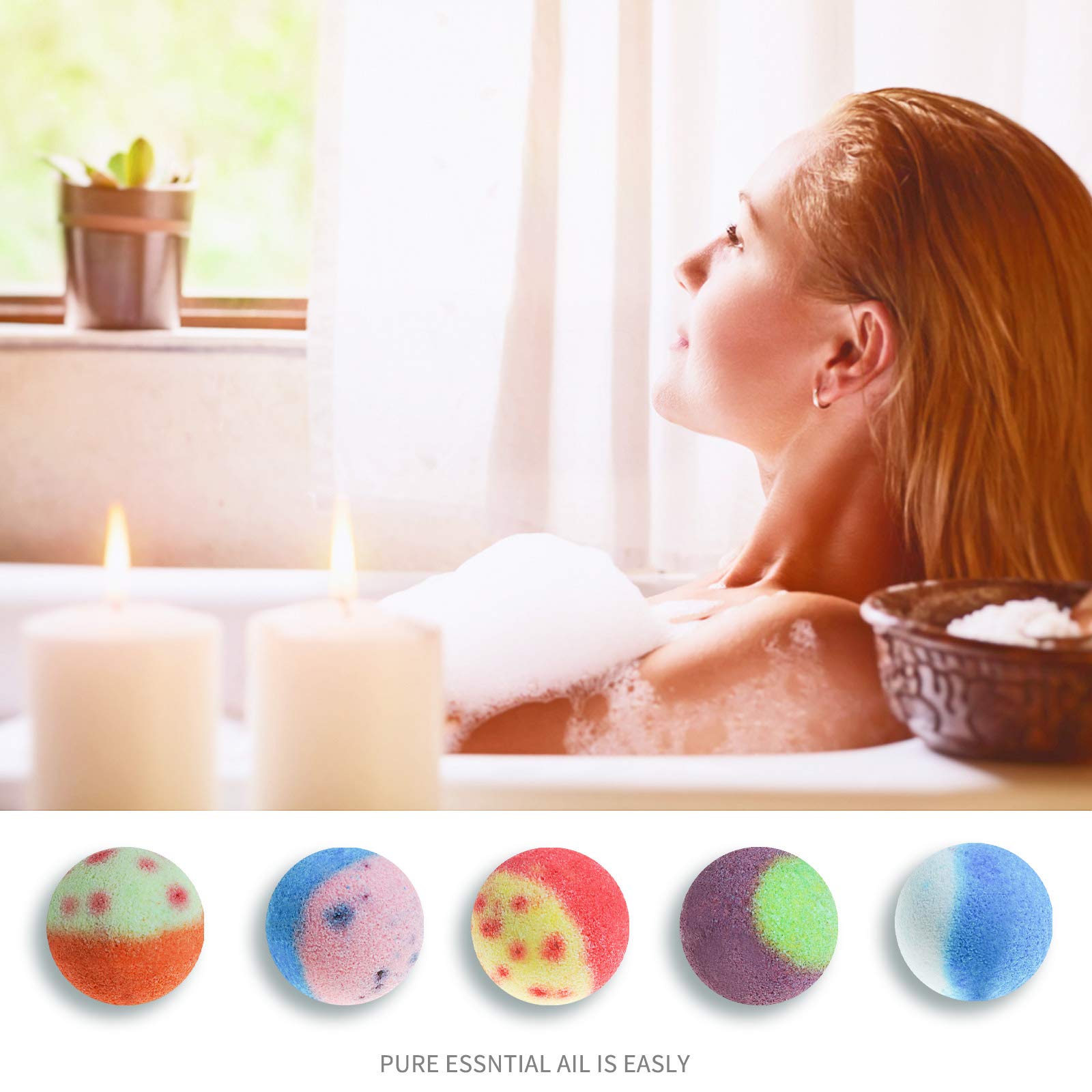 Nagaliving Bombas de Baño Perla del Océano: menta fresca para piel revitalizada.