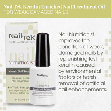 Nail Tek Nutritionist: favorece crecimiento sano y uñas más fuertes.
