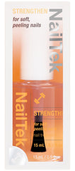 Nail Tek Formula 2: bote de 15 ml para fortalecer uñas delicadas.