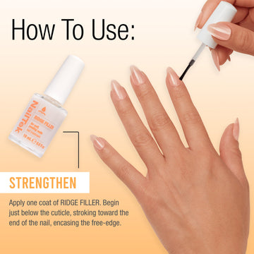 Nail Tek Ridge Filler Formula 2 fortalece uñas con flexibilidad y menor quiebre
