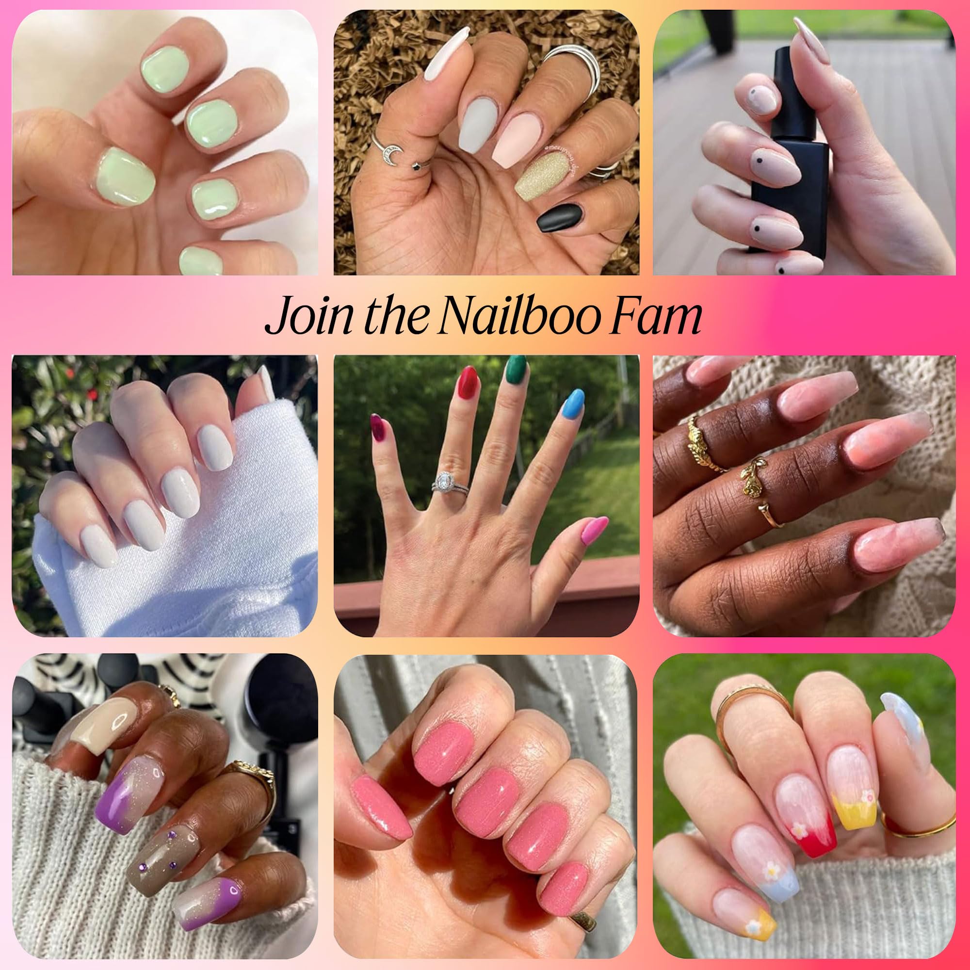 Nail file and prep pads beside the Nailboo set for smooth removal