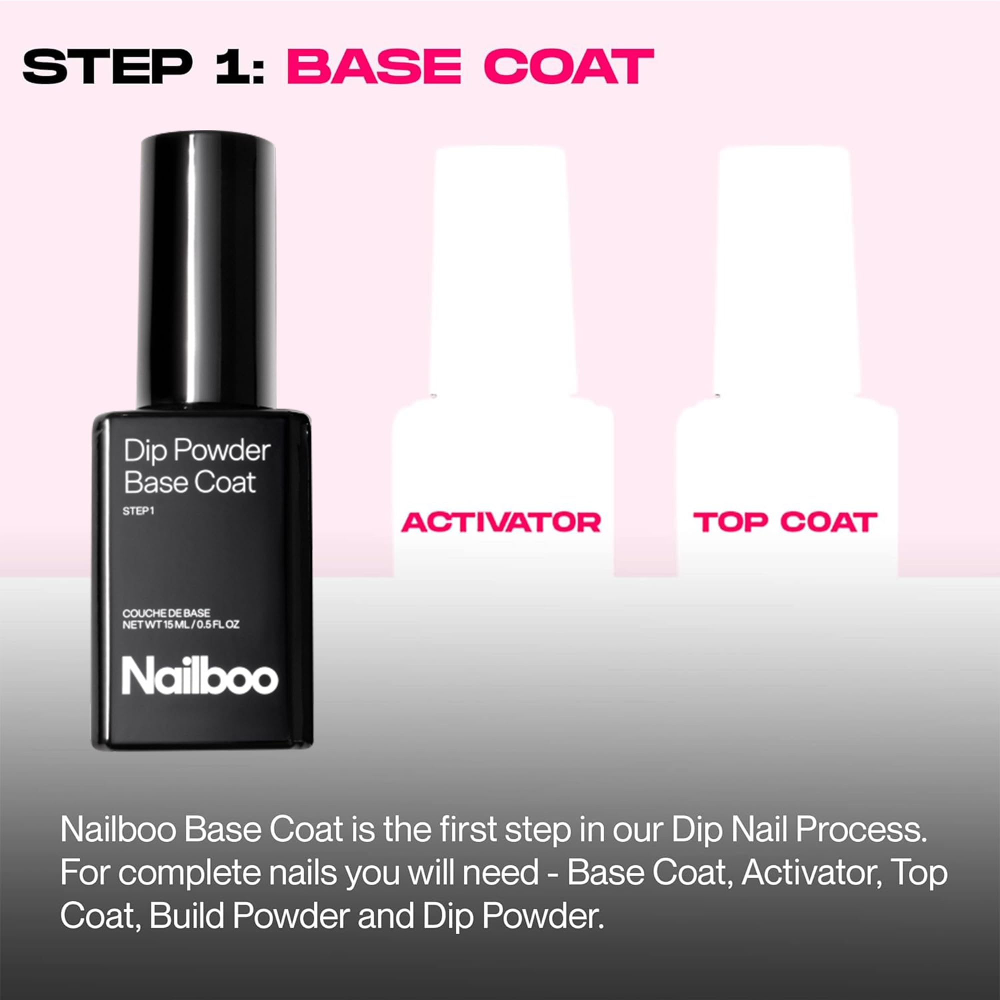 Nailboo secado rápido sin herramientas especiales.