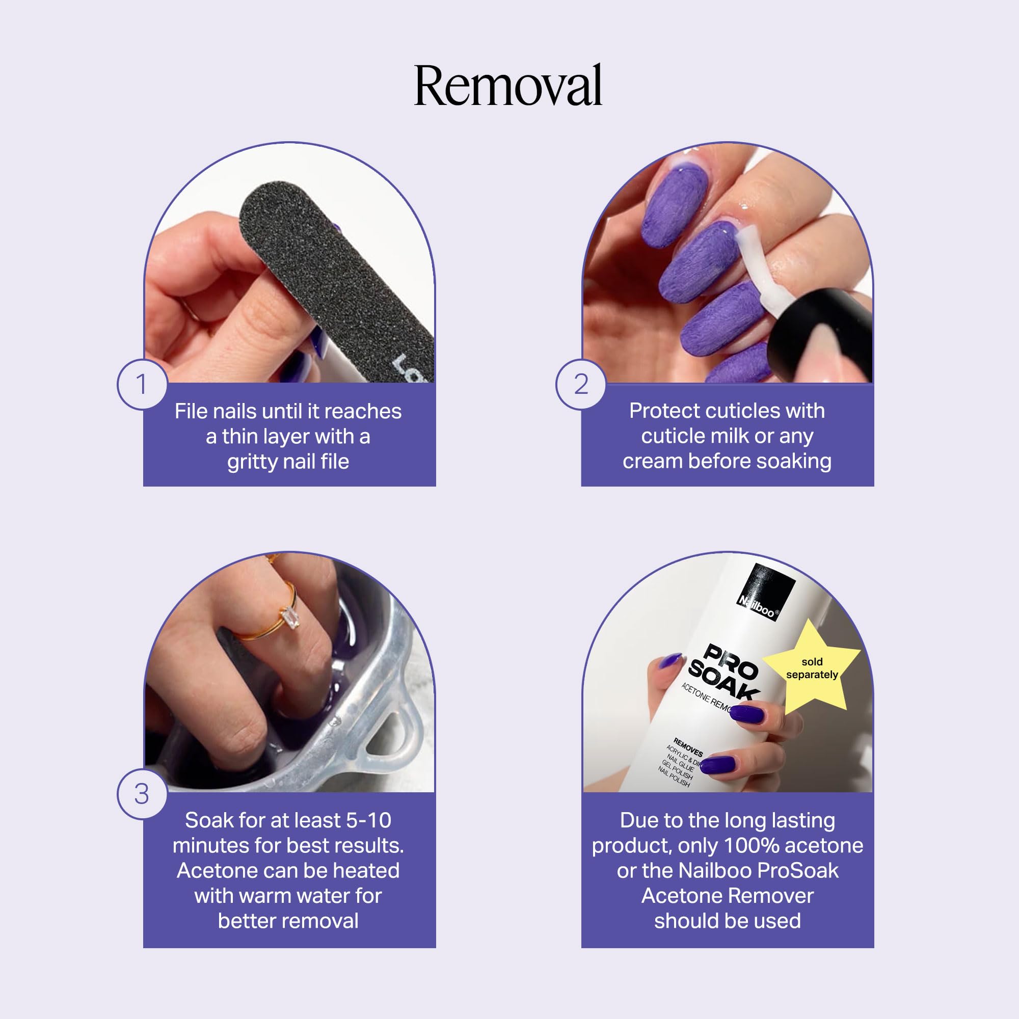 Nailboo dip sin lámpara UV, proceso cómodo y seguro.