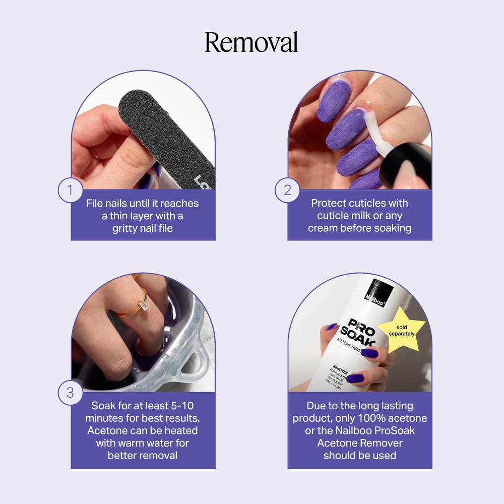 Nailboo dip sin lámpara UV, proceso cómodo y seguro.