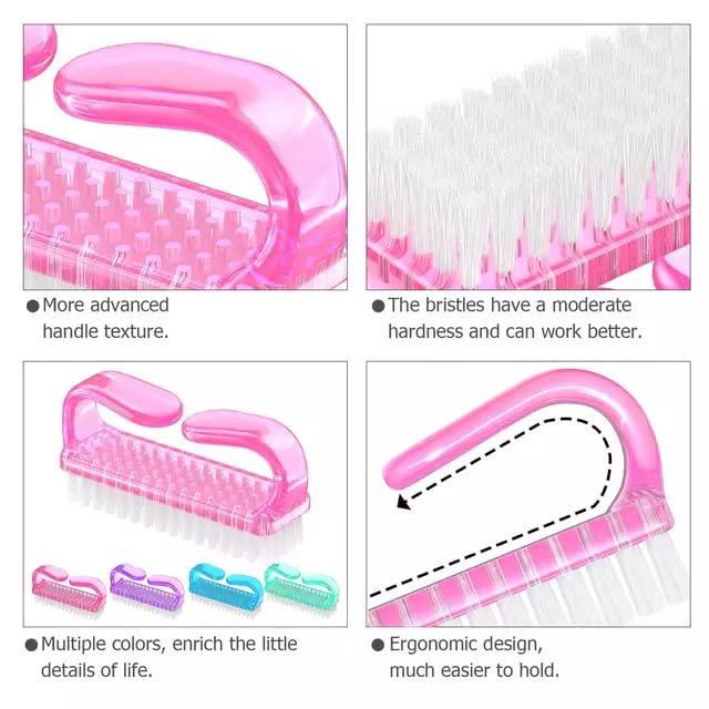 NailCare: cepillo para uñas con mango de plástico, uso cómodo.