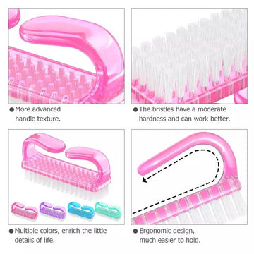 NailCare: cepillo para uñas con mango de plástico, uso cómodo.