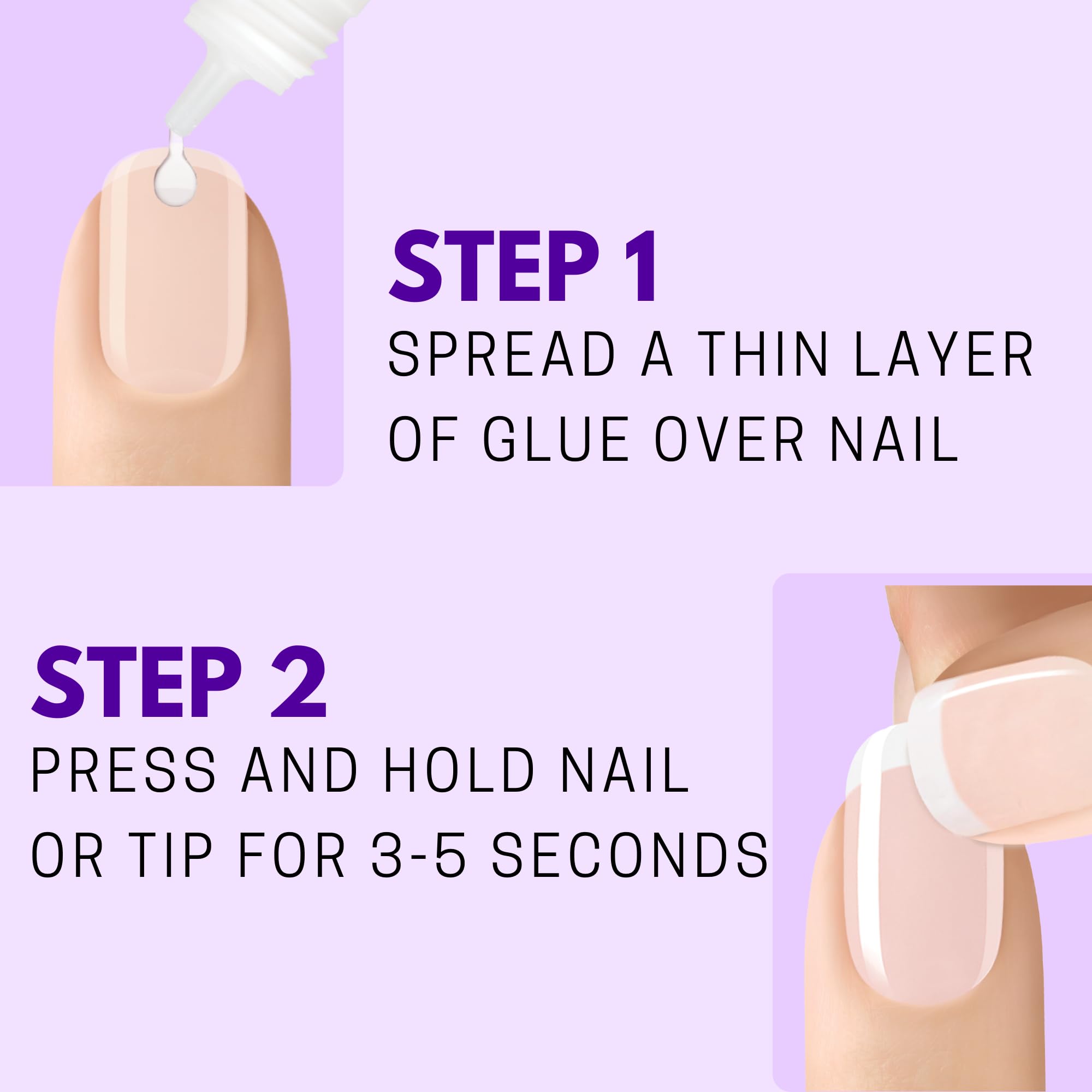 Nailene: adherencia firme para uñas artificiales y reparaciones simples