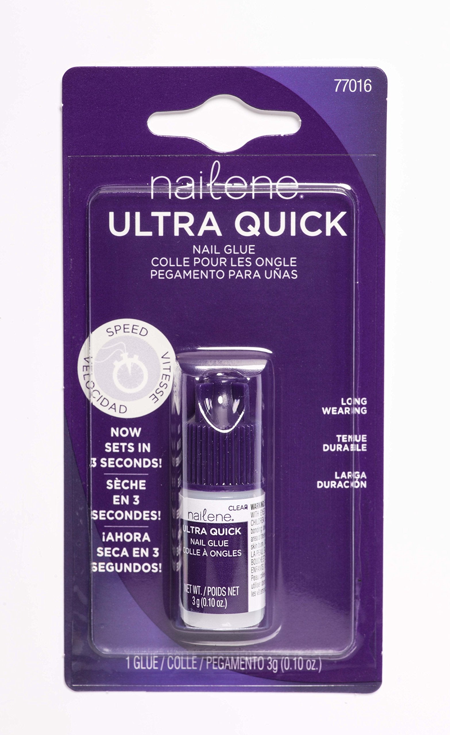 Nailene: kit de manicura para el hogar con pegamento de calidad profesional