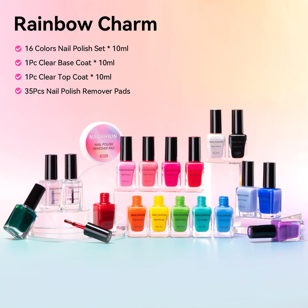 Aplicación con pincel Nailshion para una capa suave y uniforme.