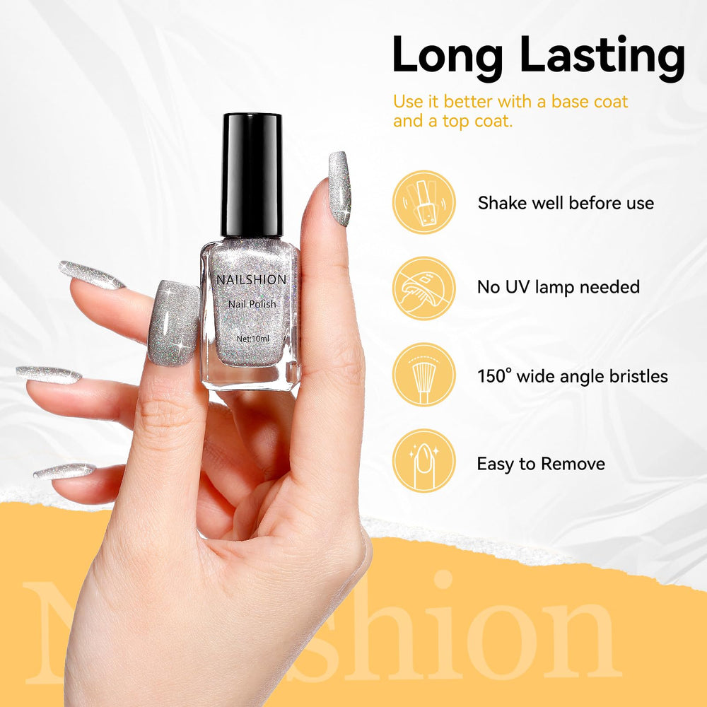 Base y capa superior Nailshion para acabado profesional