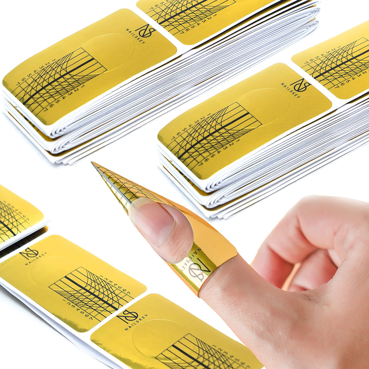 Nailskey: forma de uñas autoadhesiva para extensiones fáciles