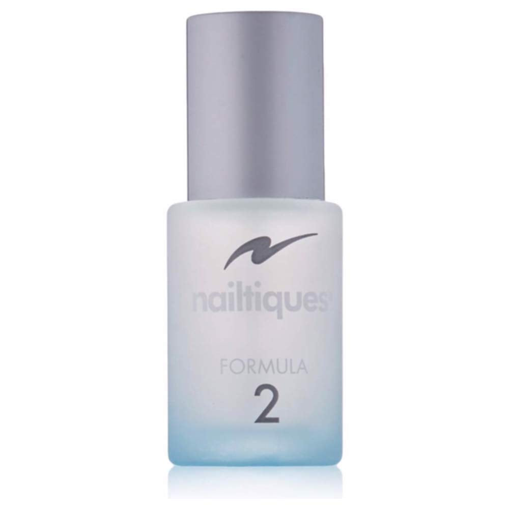 Nailtiques Formula 2 Protein 0.5oz, botella frontal, fortalecimiento de uñas