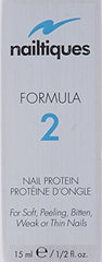 Nailtiques Formula 2 Protein botella trasera etiqueta legible