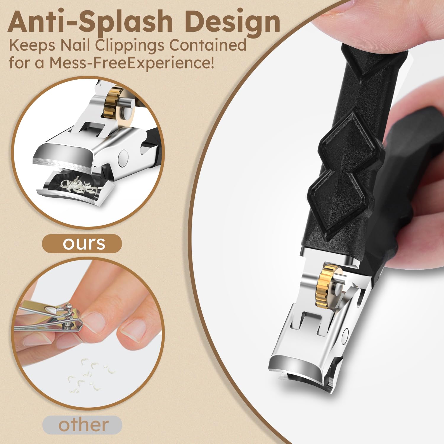 Nailysor punta curva para uñas encarnadas ayuda a cortar con precisión