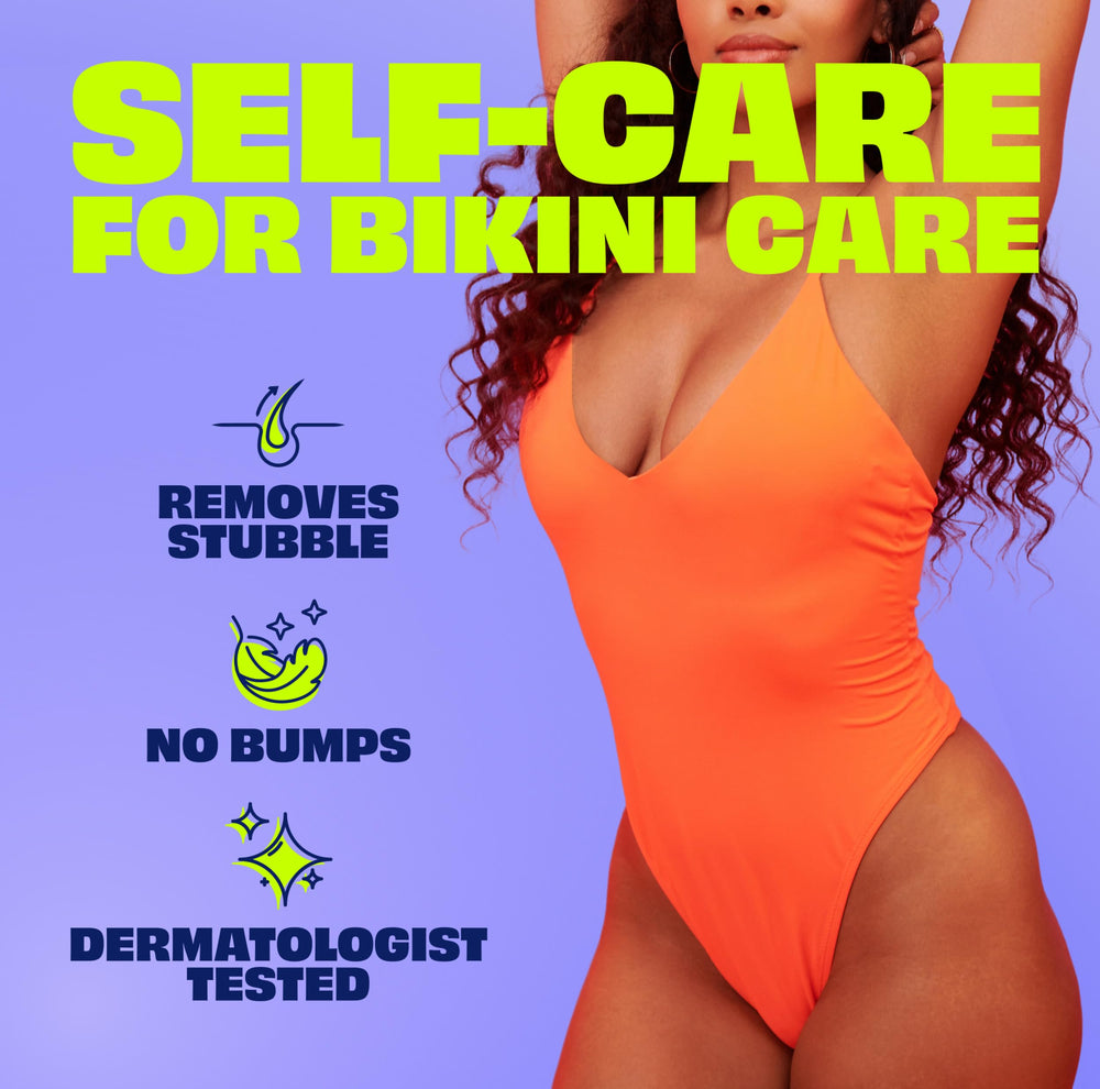 Nair bote crema bikini té verde sensitiva: envase compacto y práctico.