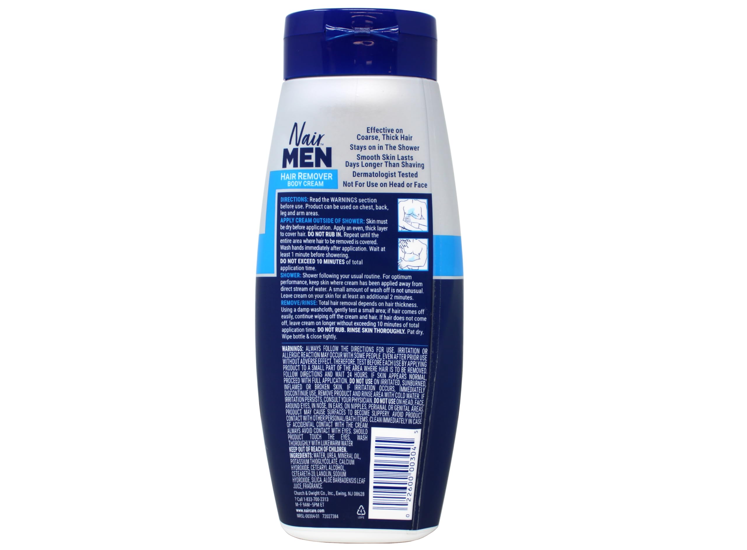 Nair Hair Remover ofrece piel suave que puede durar días