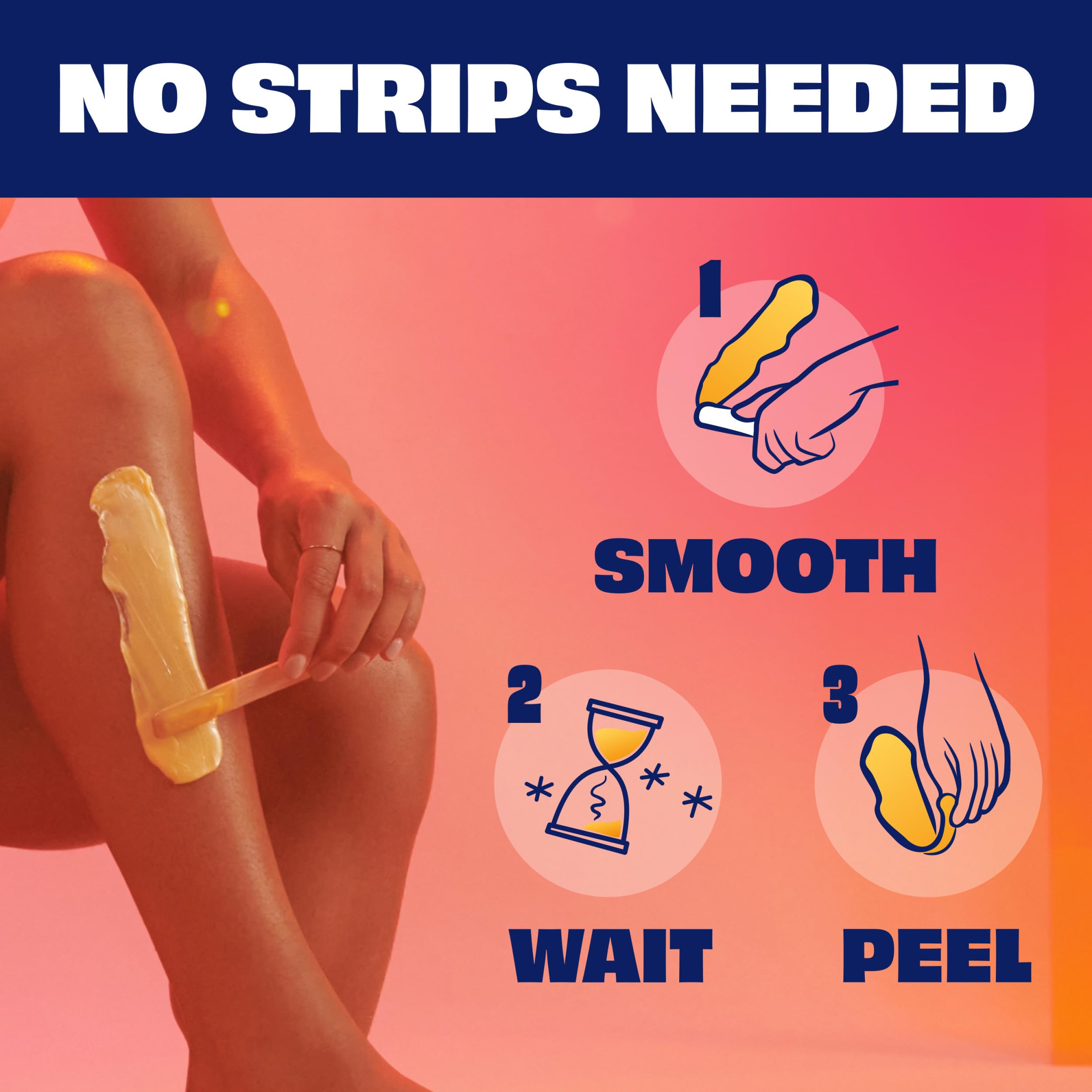 Nair Lux Wax cera dorada que se seca rápido