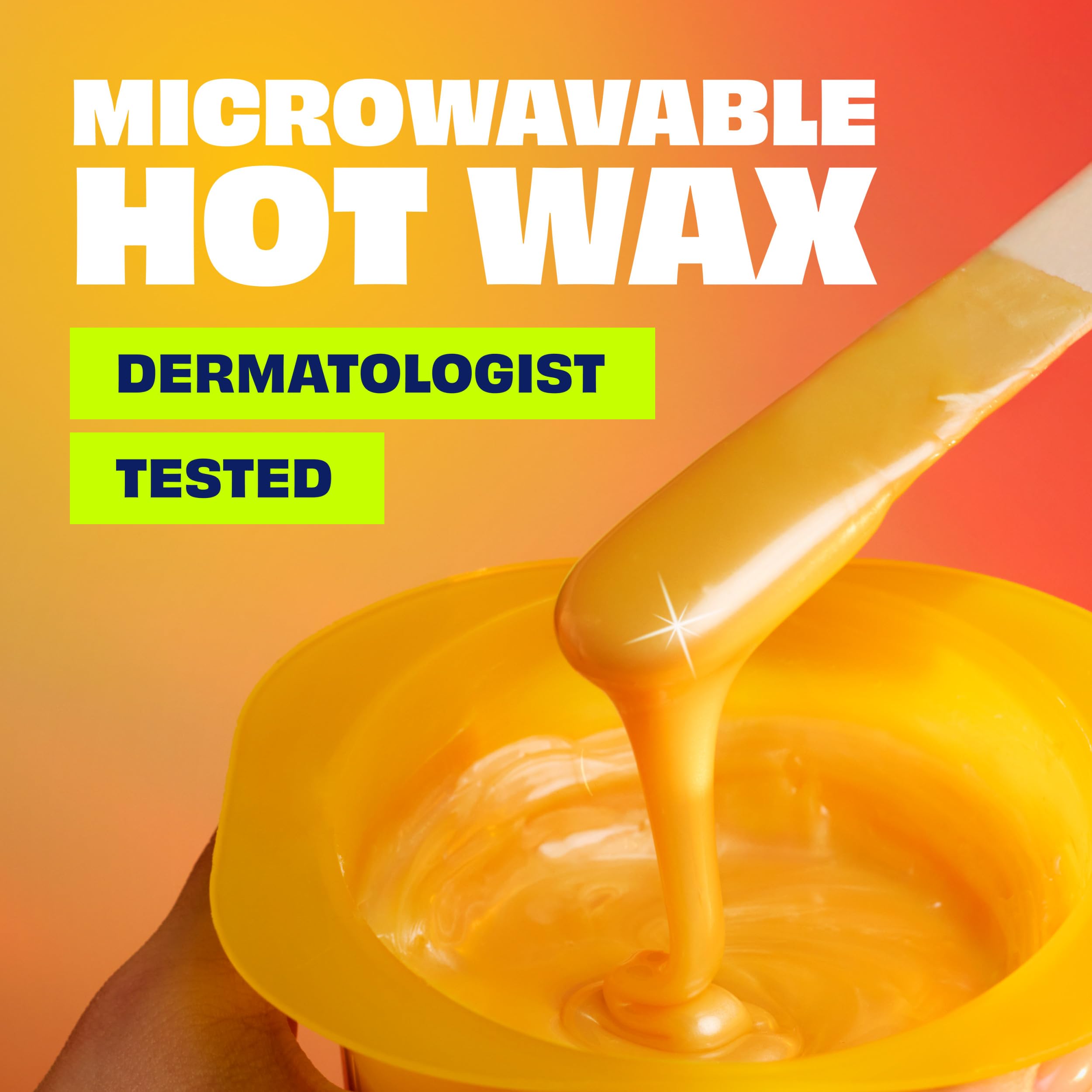 Nair Lux Wax consistencia cremosa miel facilita la aplicación uniforme