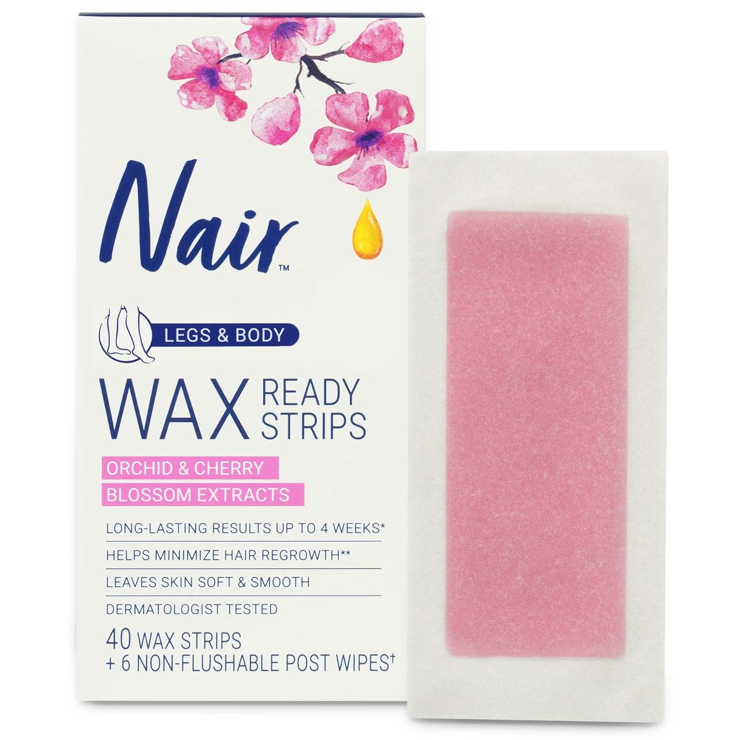 Nair pack doble de tiras para mayor comodidad.