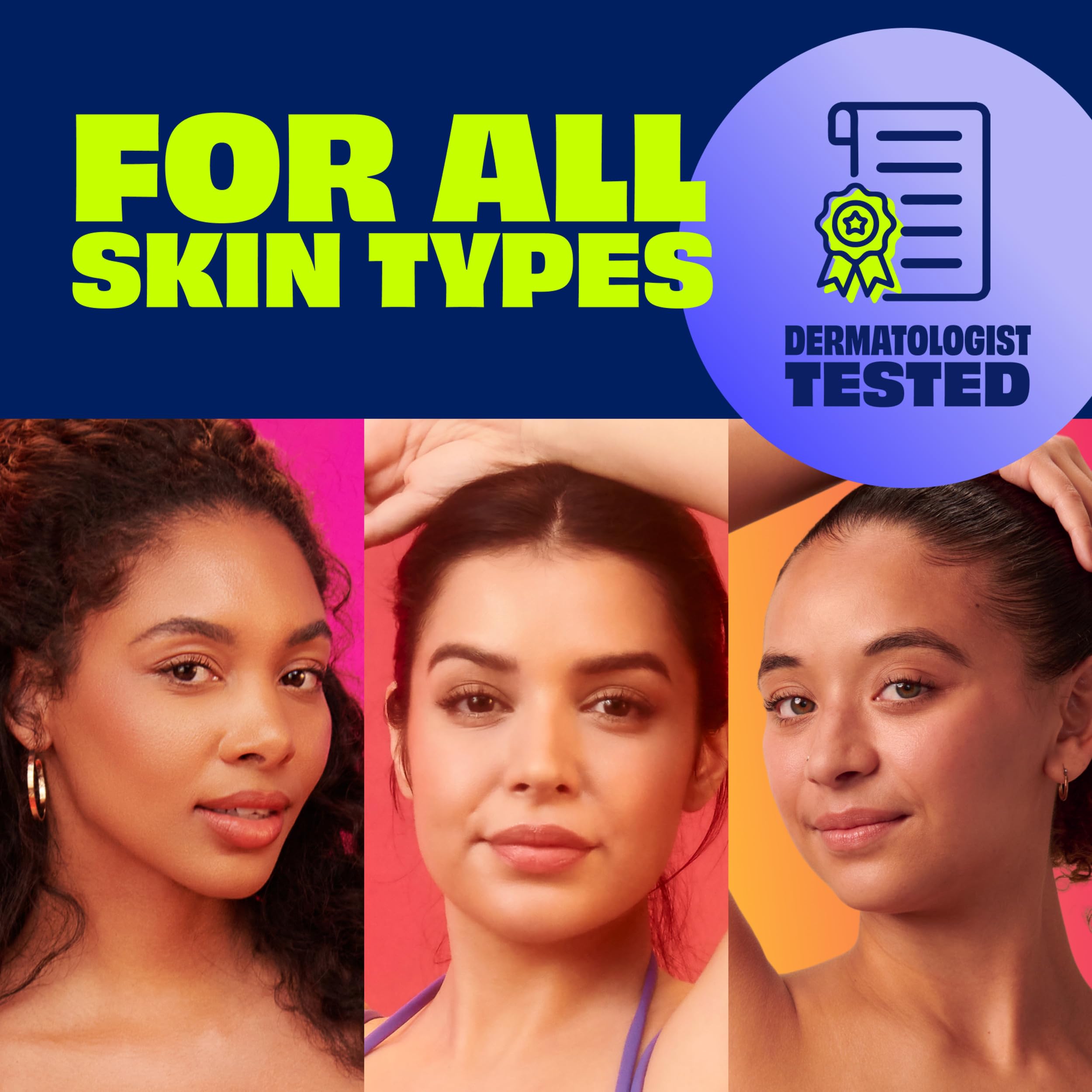 Nair fórmula dermatológicamente probada para piel sensible y bikini.