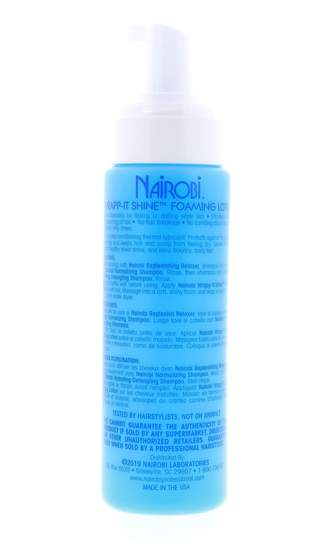 Nairobi Wrapp-It Shine: piel-sedosa tras uso regular.