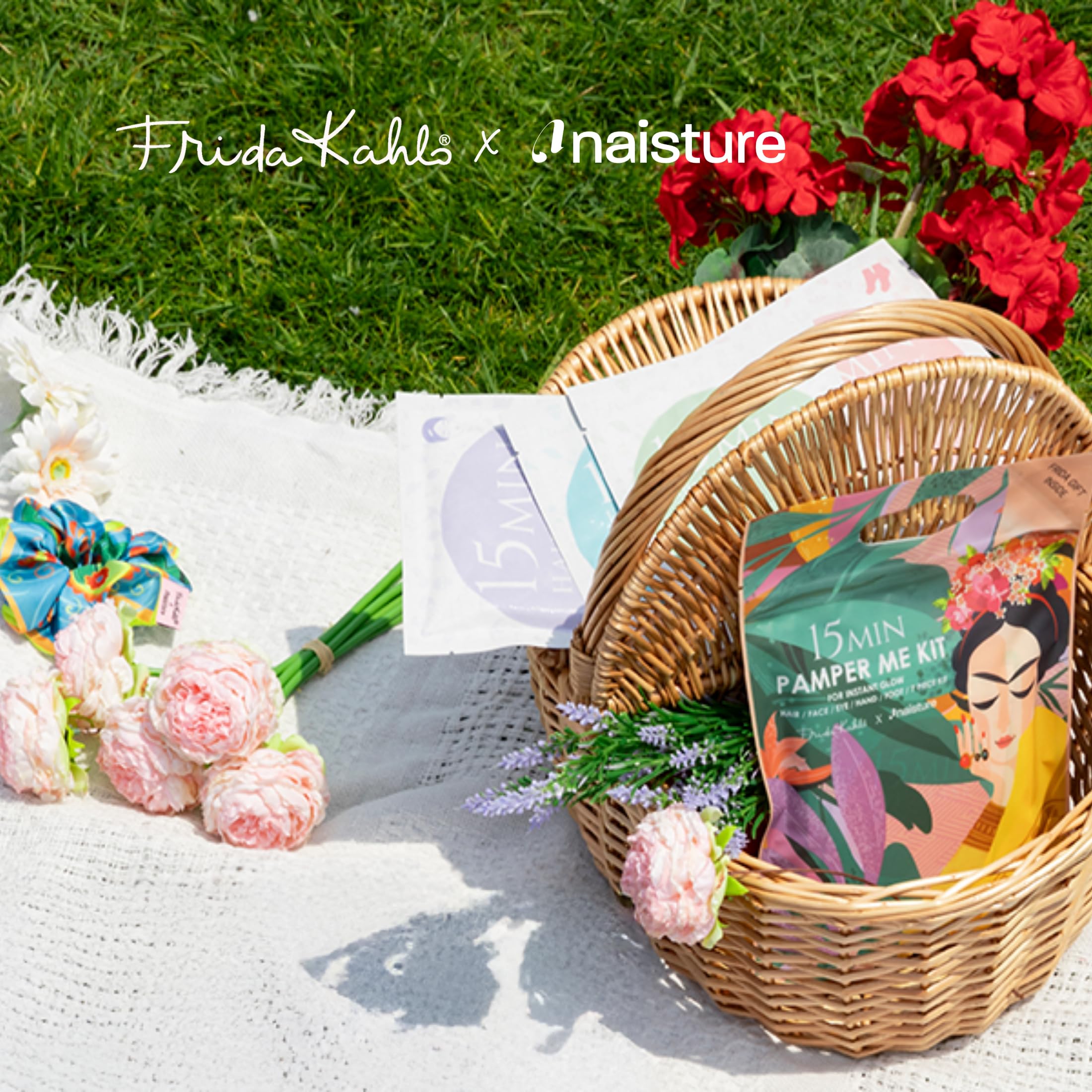 Naisture Frida Kahlo Kit: detalle artístico para una experiencia sensorial en casa.