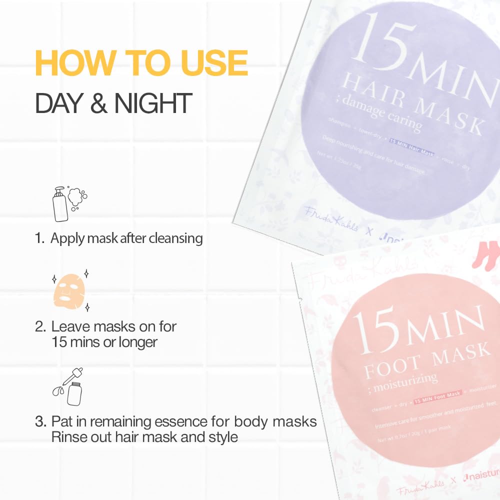 Naisture Frida Kahlo Kit: mascarilla ojos para relajación y frescura.