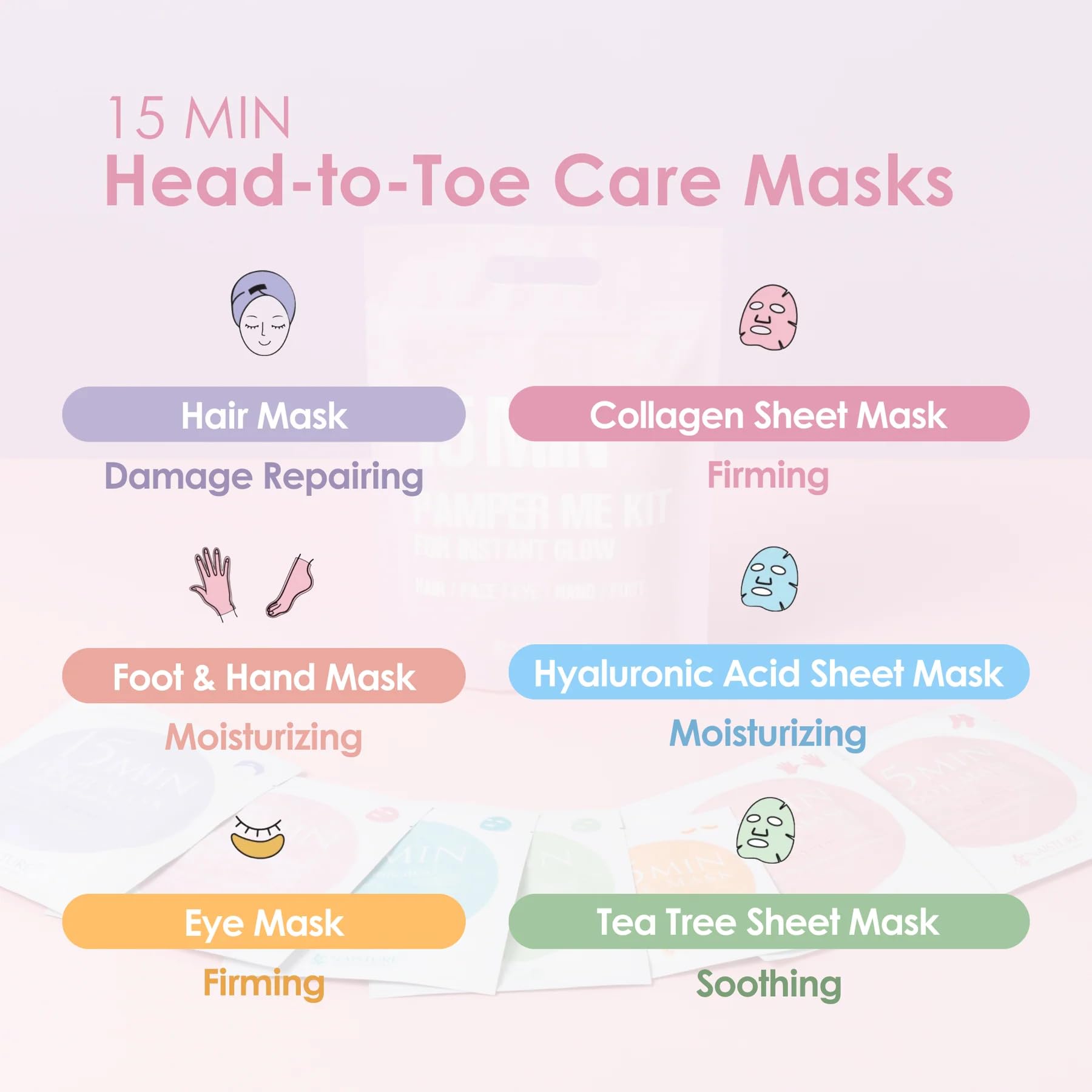Naisture kit 15 minutos cuidado facial para piel suave e hidratada.
