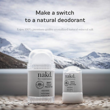 Desodorante nakd thai crystal sin fragancia para piel sensible