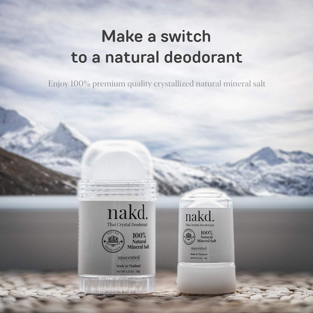 Desodorante nakd thai crystal sin fragancia para piel sensible