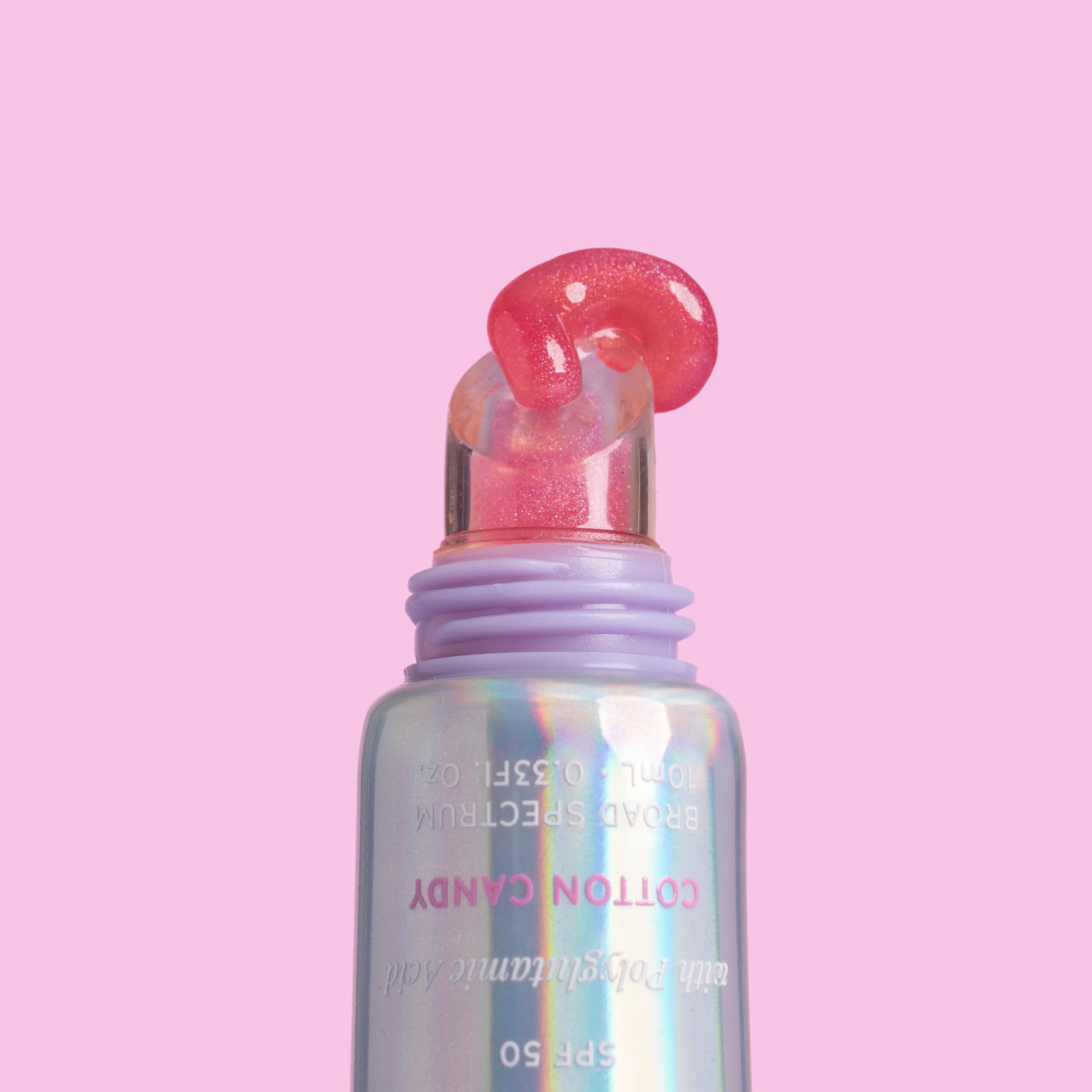 Naked Sundays PoutScreen SPF 50 labios-brillo-transparente: acabado brillante sin pegar.