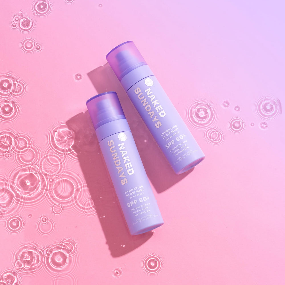 Naked Sundays SPF 50: rociado rápido para uso en cualquier lugar.
