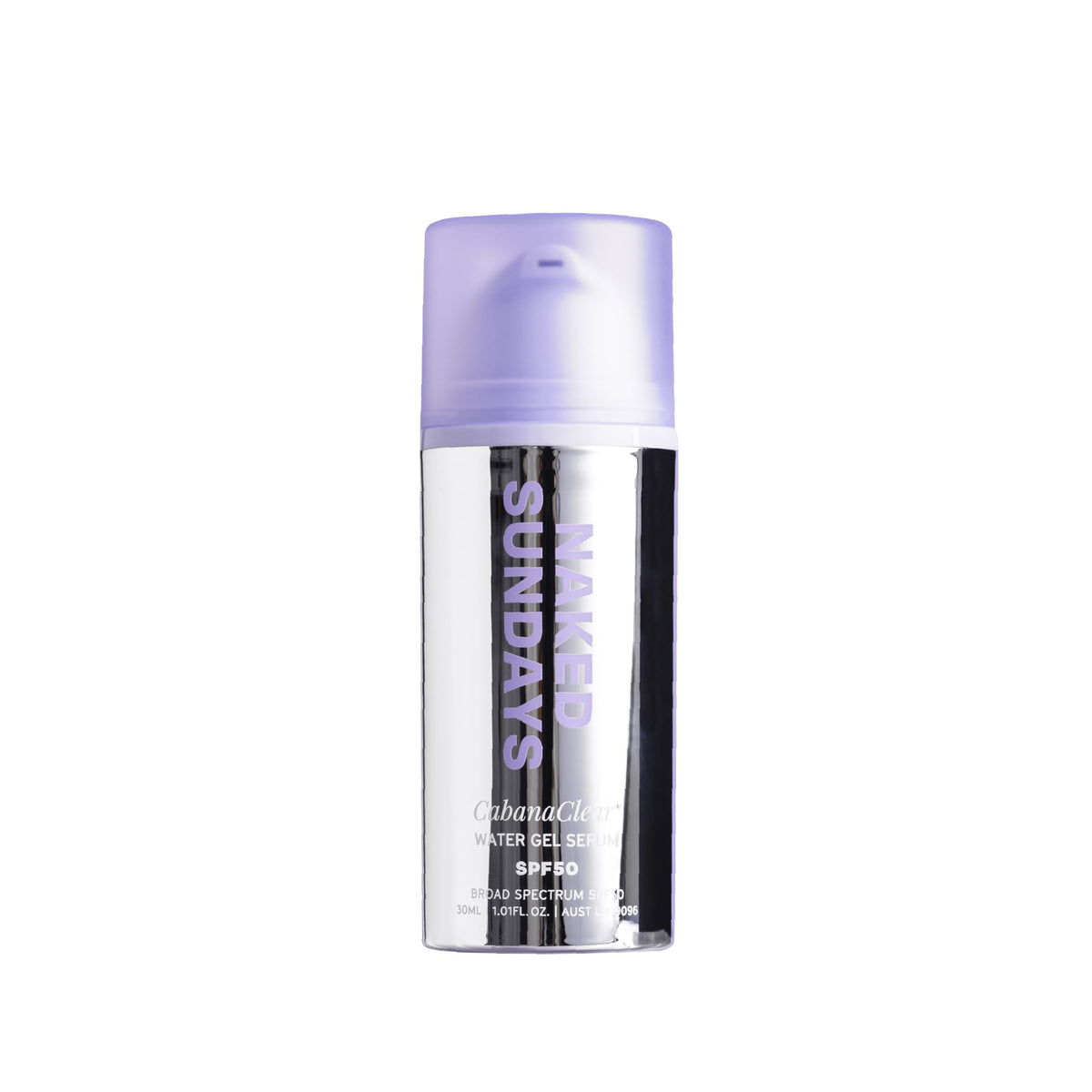 Naked Sundays CabanaClear Gel sin tono blanco para uso diario.
