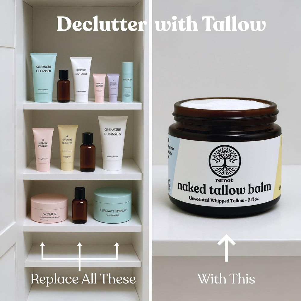 Naked Tallow Balm en envase de 2 onzas.