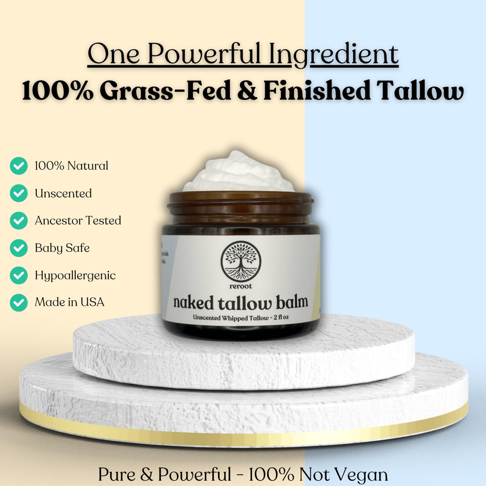 Naked Tallow Balm para piel sensible y seca.