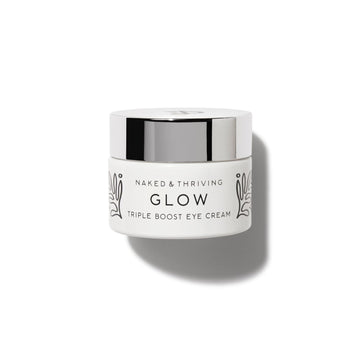 Naked & Thriving crema de ojos, textura suave para hidratación profunda.